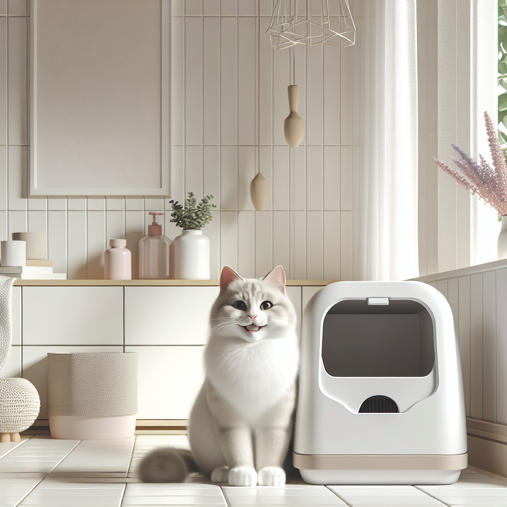 Chat tigré en bonne santé près de sa gamelle d'eau fraîche dans un environnement propre et serein