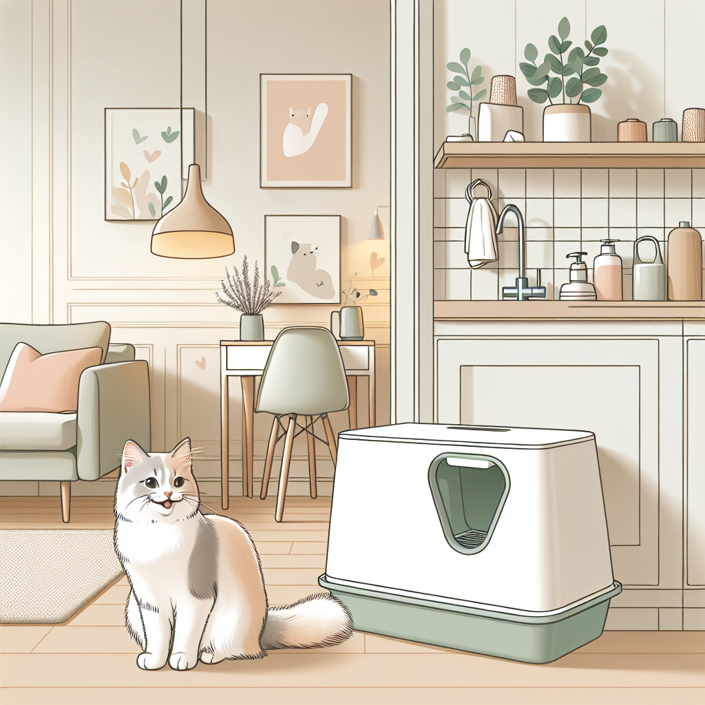 Chat tigré buvant de l'eau fraîche dans une gamelle moderne, dans un intérieur lumineux et propre