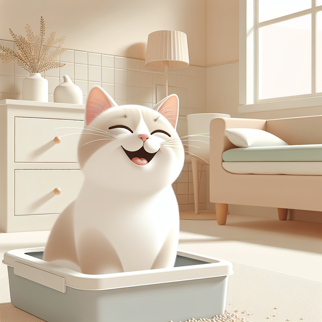 Chat stérilisé mangeant des croquettes adaptées dans une gamelle moderne, environnement domestique chaleureux