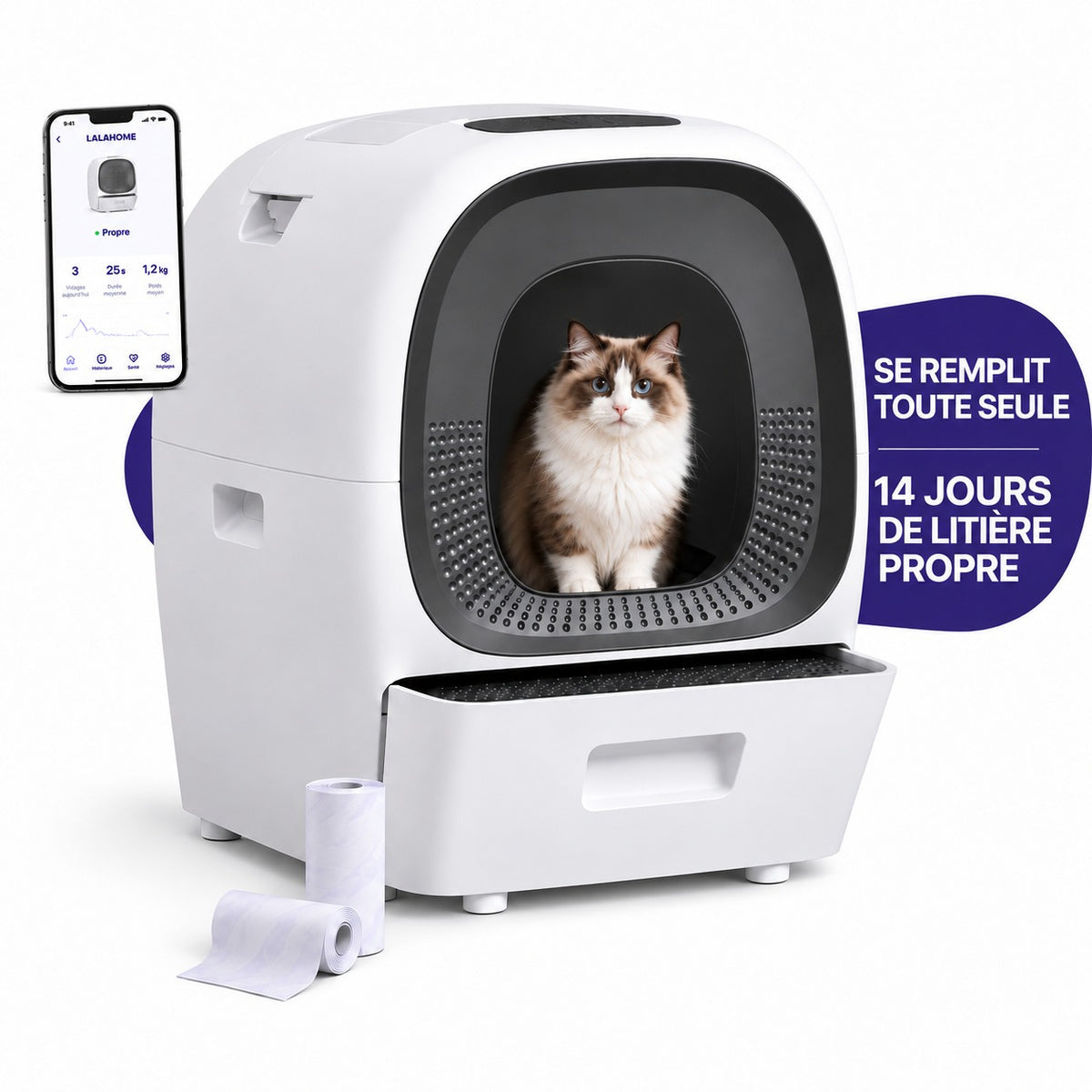 La primera caja de arena inteligente autorrecargable – Lalahome
