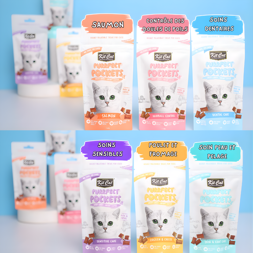 Kit Cat Purrfect Pockets - Soin sensible 60g