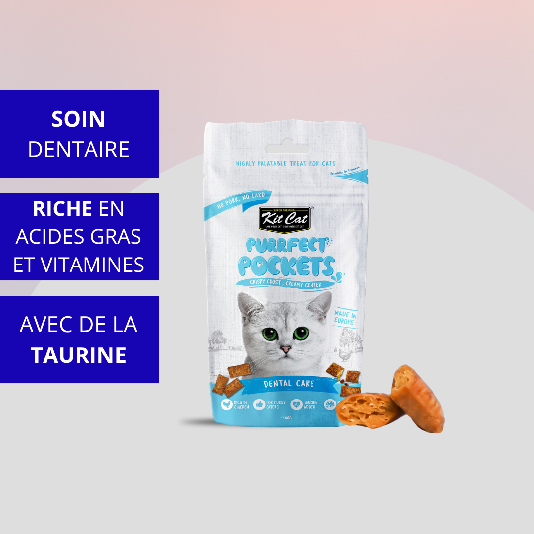 Kit Cat Purrfect Pockets - Dental Care 60g
