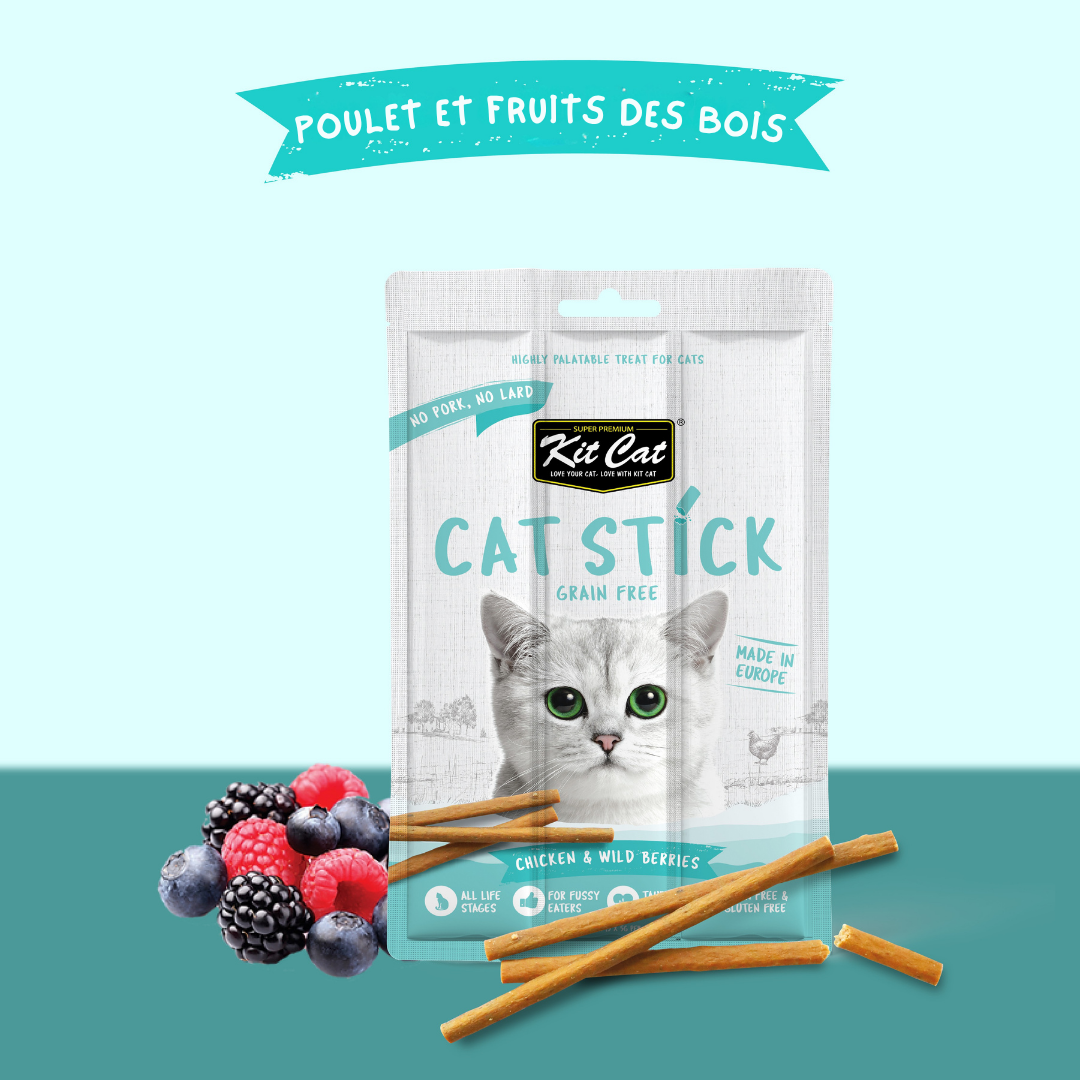 Kit Cat Cat Stick - Chicken & Wild Berries 15g