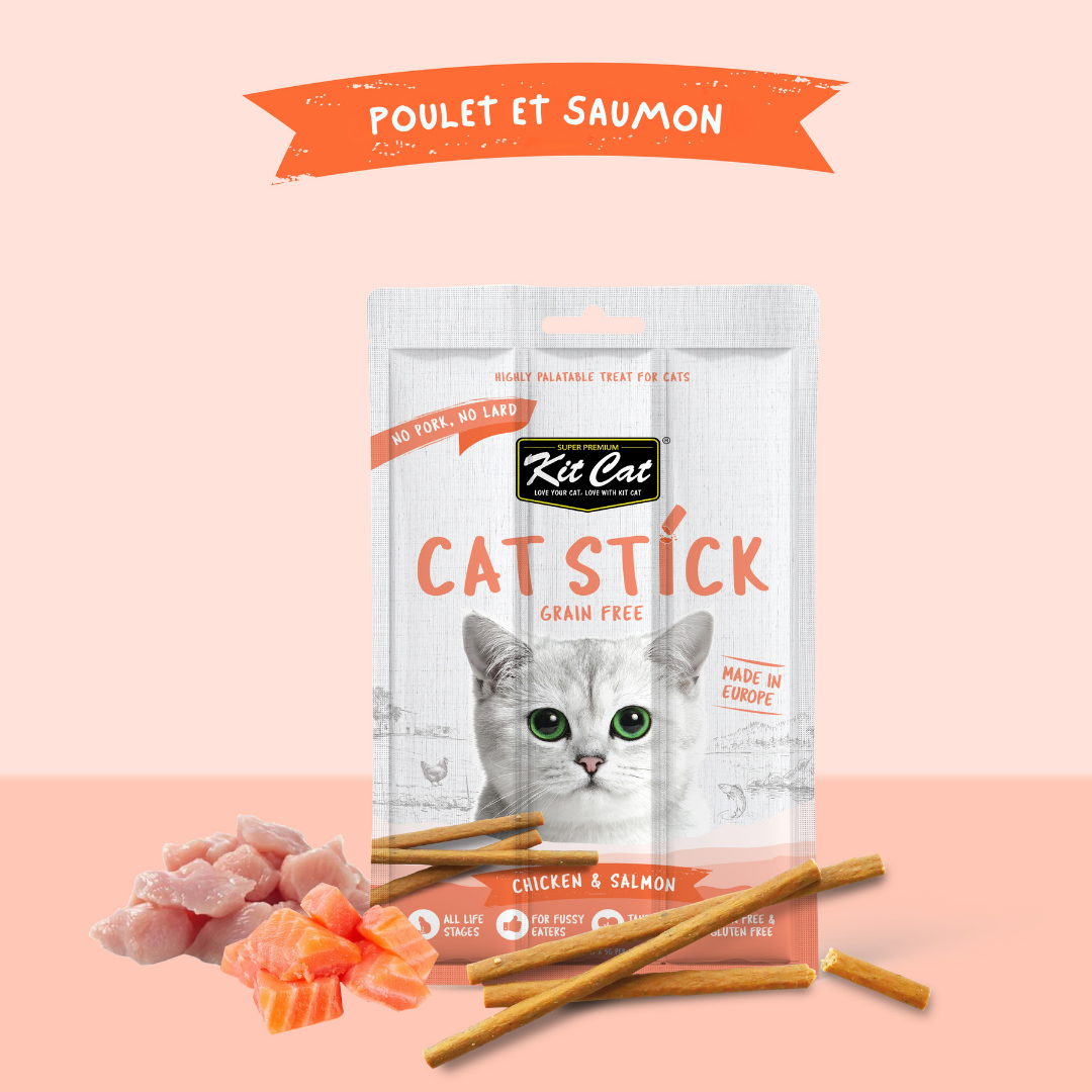 Kit Cat Cat Stick - Poulet & Saumon 15g