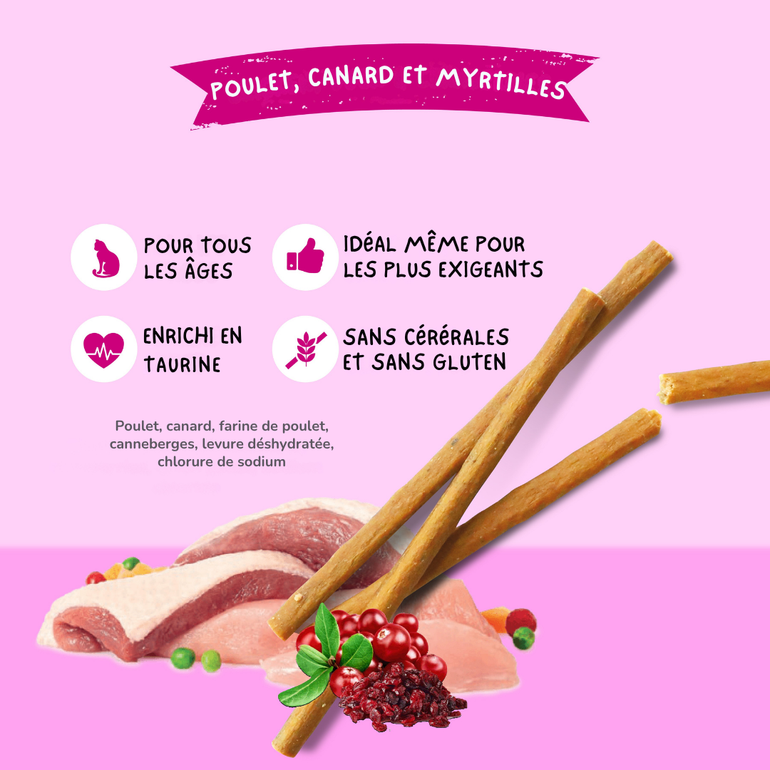 Kit Cat Cat Stick - Poulet, Canard & Canneberges 15g