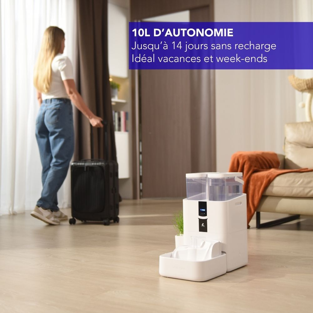 Fontaine intelligente pour chat et chien