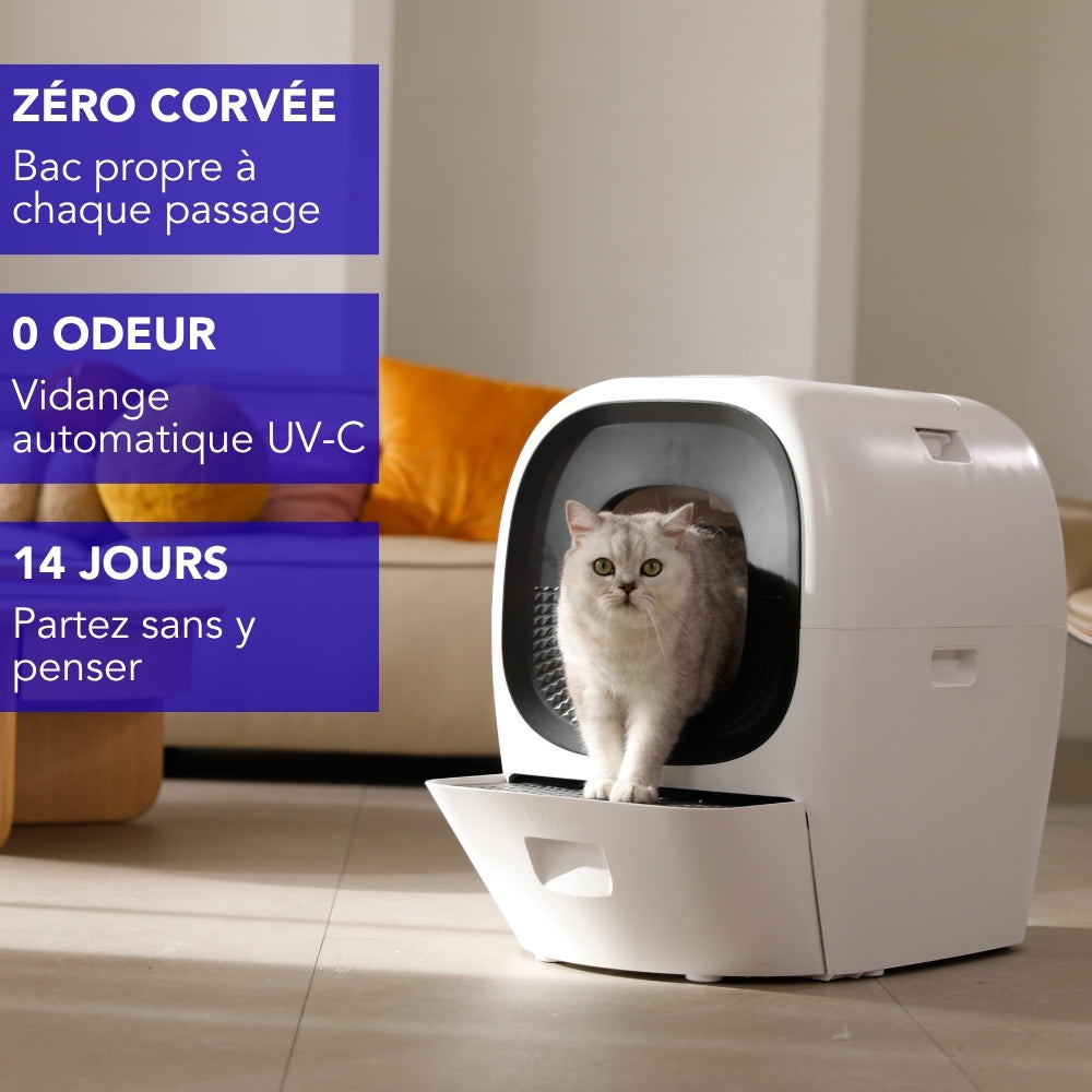 The only 100% AUTOMATIC litter box – LALAHOME