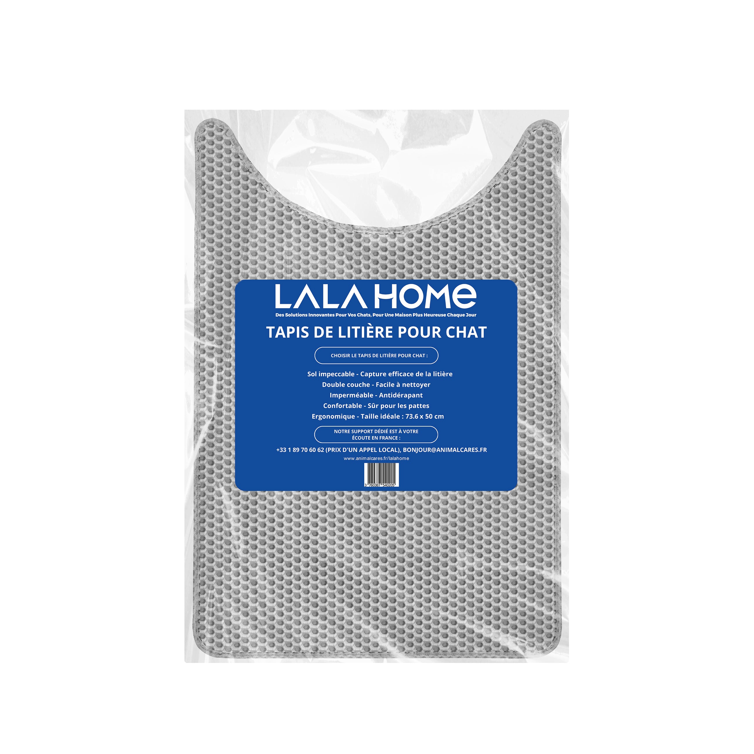 Tapis de litière innovant à double couche

Tapis de litière double couche Lalahome – doux et anti-projections