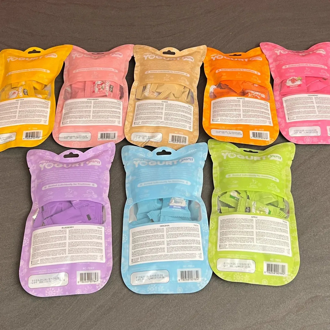 Friandises lyophilisées chat Kit Cat Yogurt Yums riches en prébiotiques FOS