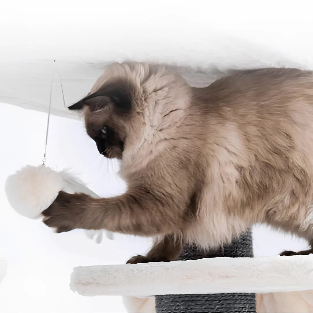 Arbre à chat Lookout 198 - Blanc cassé
