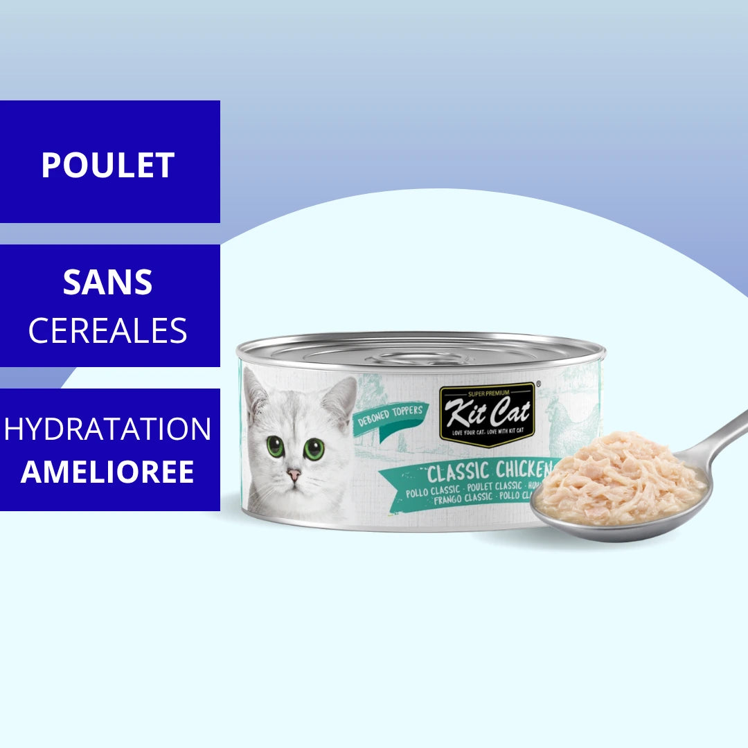 Gelée pour Chat Poulet 80g - Kit Cat Toppers