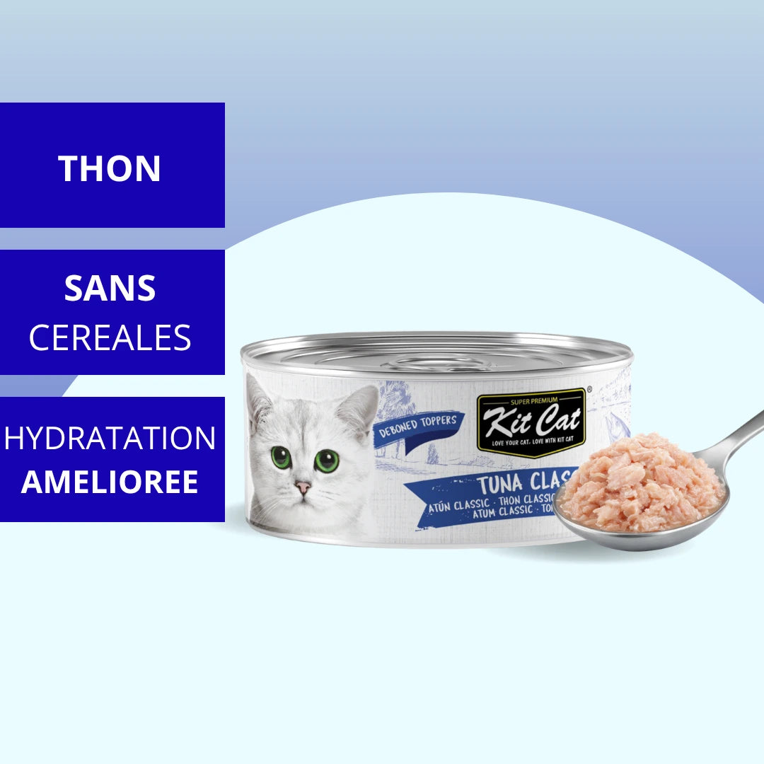 Gelée pour Chat Thon Classique 80g - Kit Cat Toppers