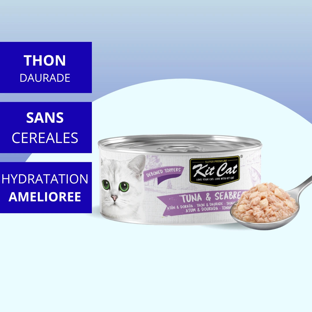 Gelée pour chat Thon & Daurade 80g — Kit Cat Toppers