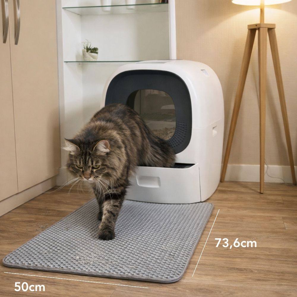 Tapis de litière double couche