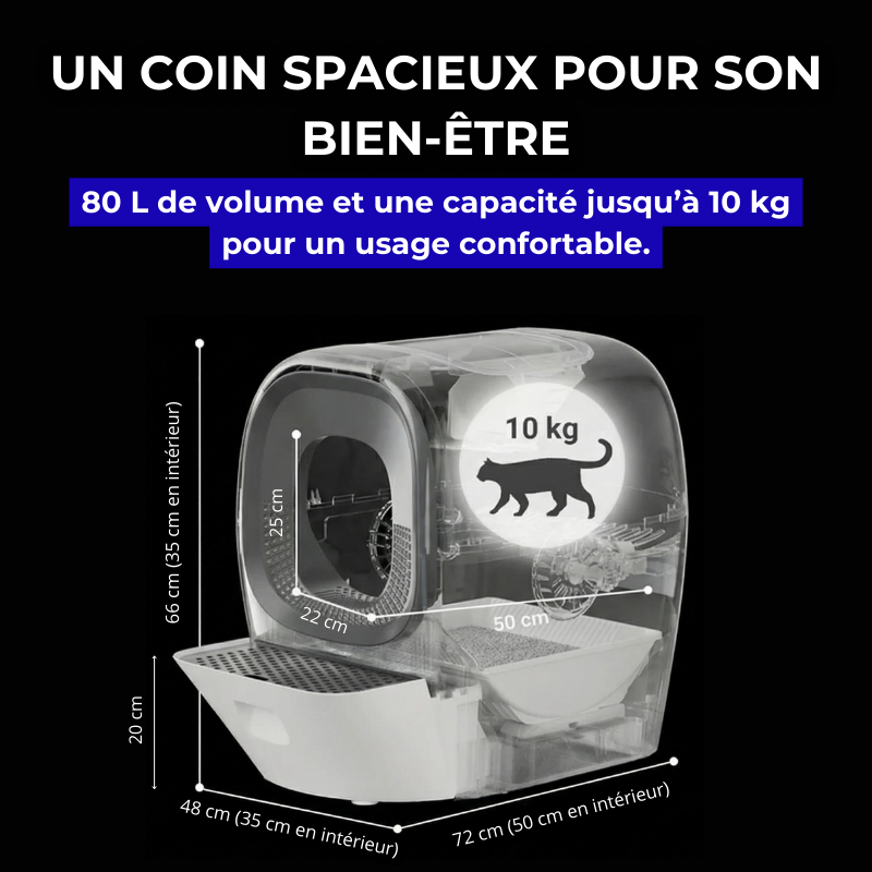 La seule litière 100% AUTOMATIQUE  – LALAHOME