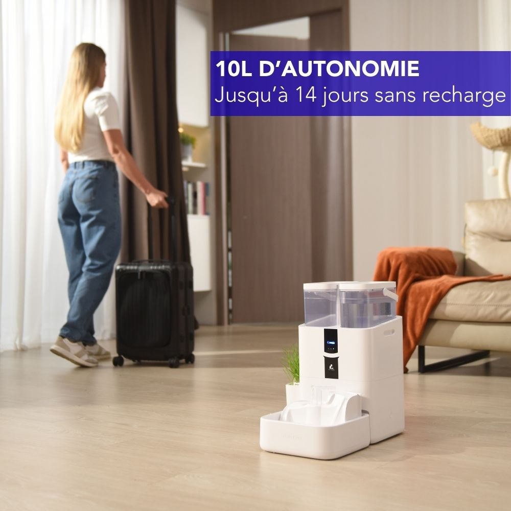 Fontaine intelligente pour chat et chien