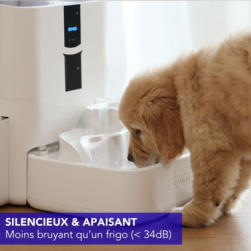 Fontaine intelligente pour chat et chien