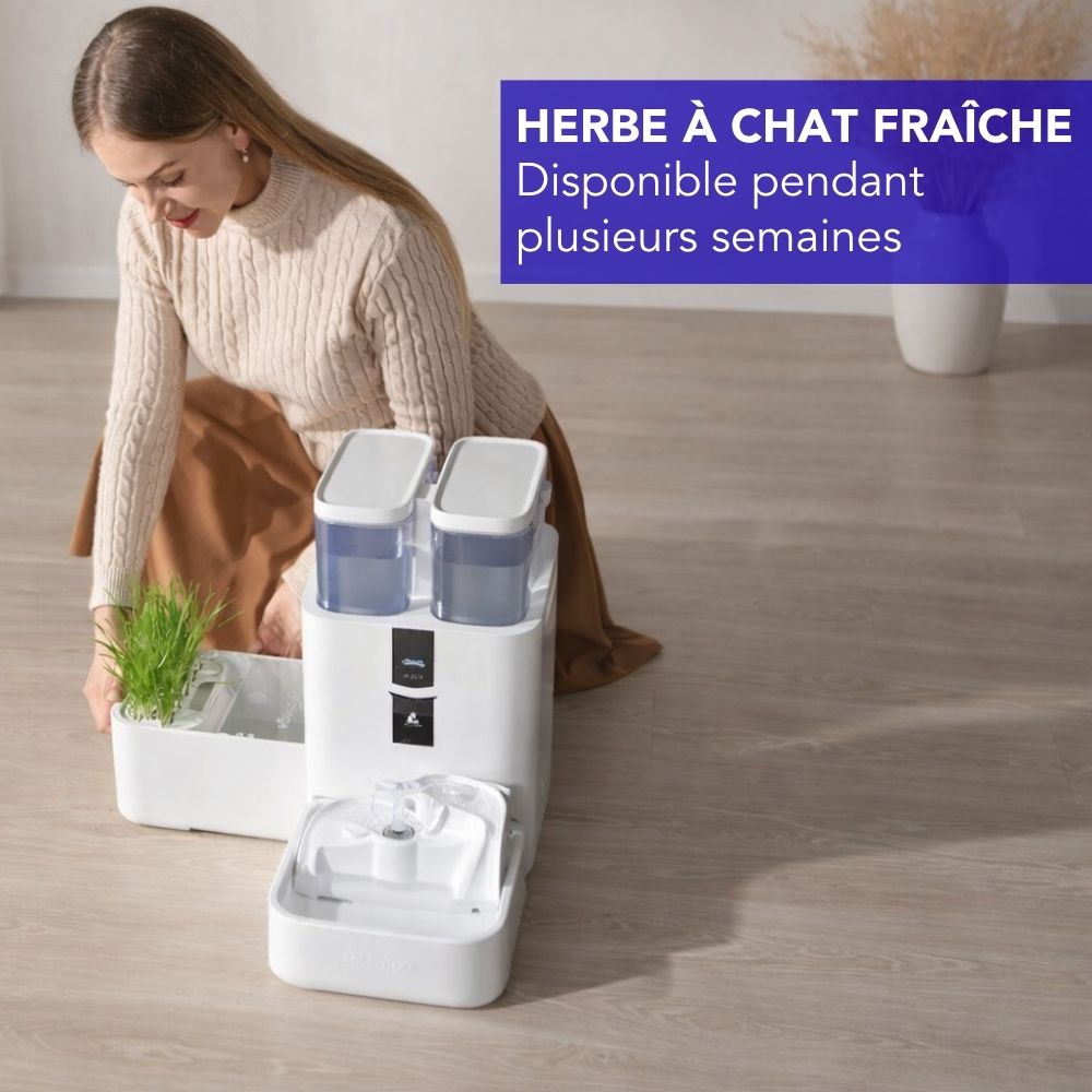 Fontaine intelligente pour chat et chien