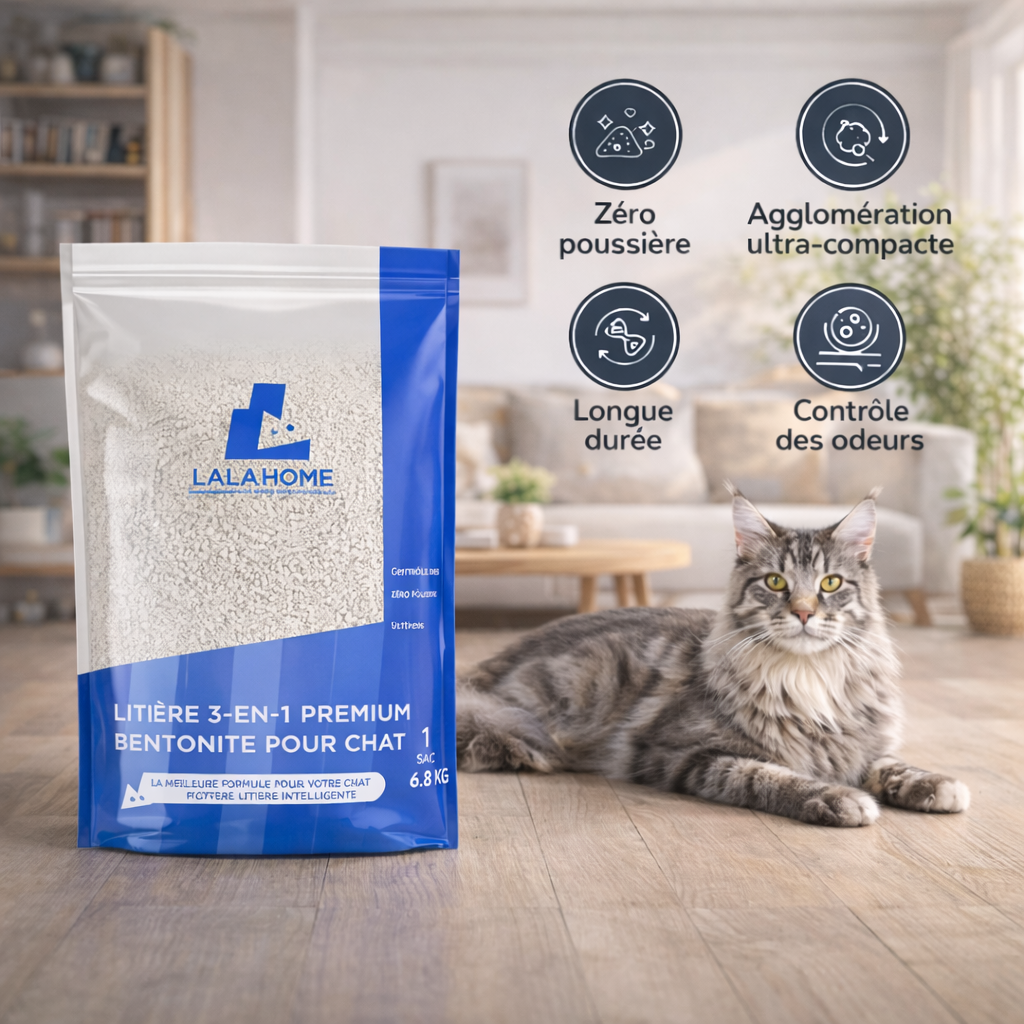 litiere bentonite agglomerante naturelle