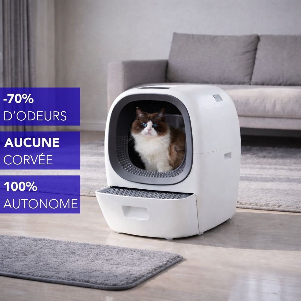 La seule litière 100% AUTOMATIQUE  – LALAHOME