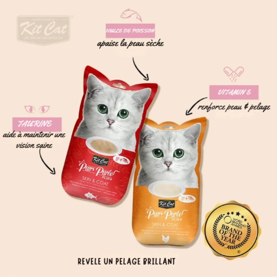 Kit Cat PurrPureePLUS - Thon (Soin urinaire) 60g