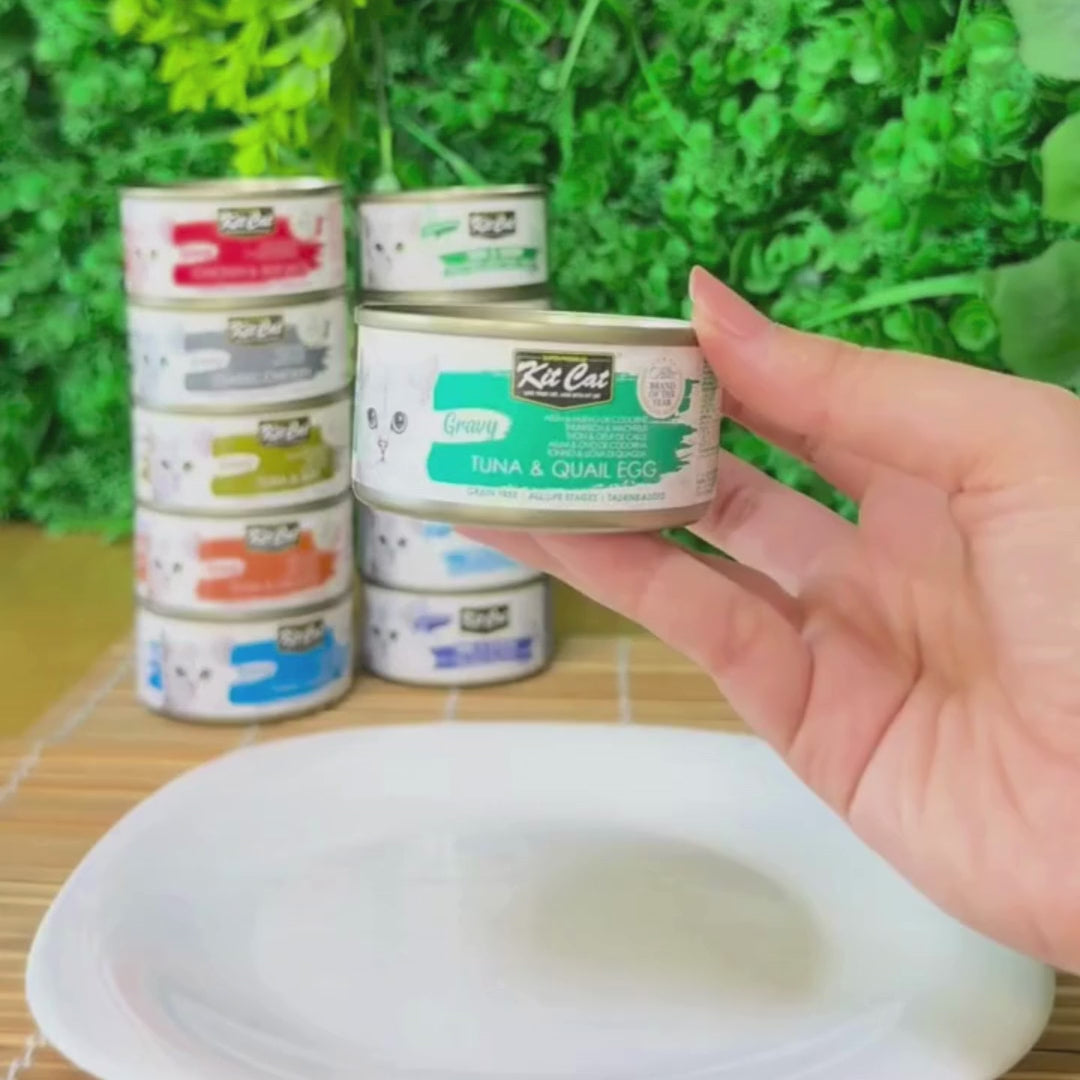 Kit Cat Gravy - Tuna and Quail Egg 70g