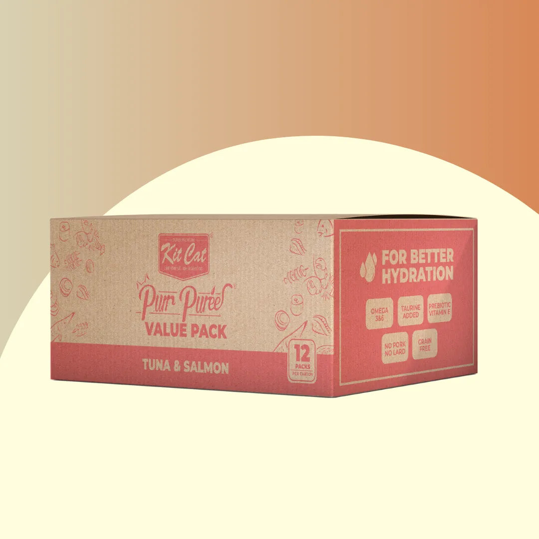 Kit Cat PurrPuree Value Pack - Thon et Saumon 40x15g