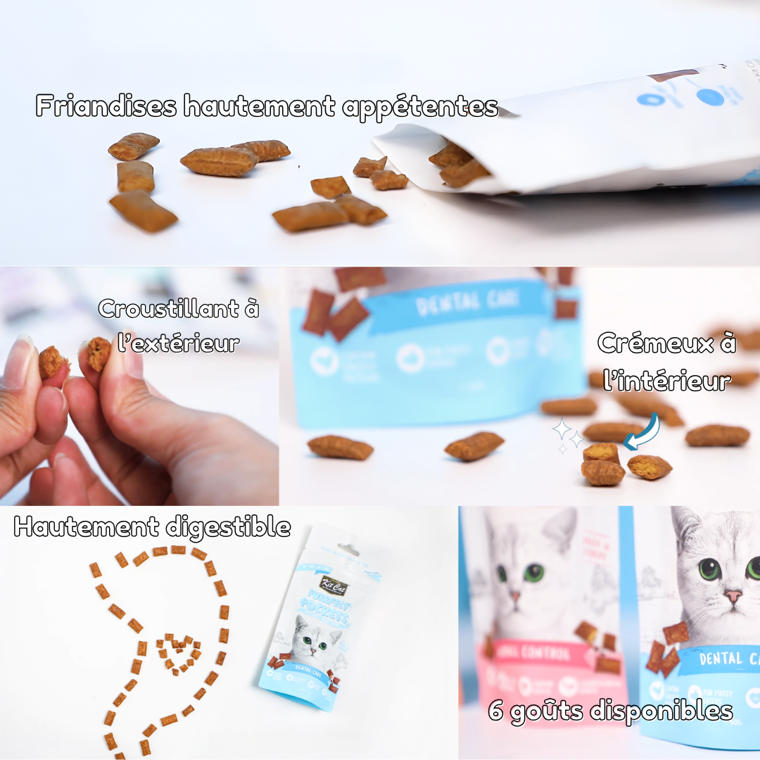 Kit Cat Purrfect Pockets - Soin sensible 60g