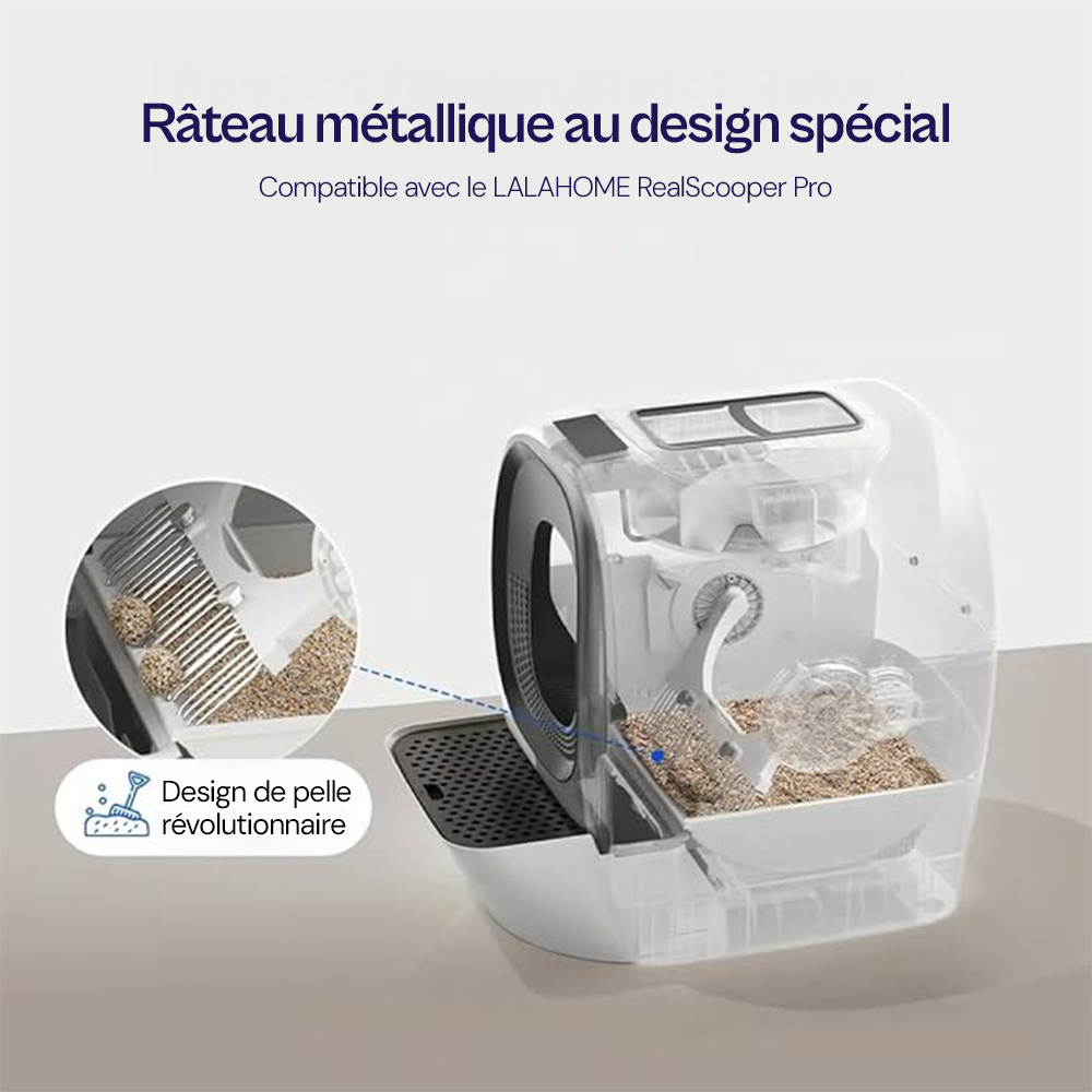 Râteau de remplacement pour la litière intelligente Lalahome.