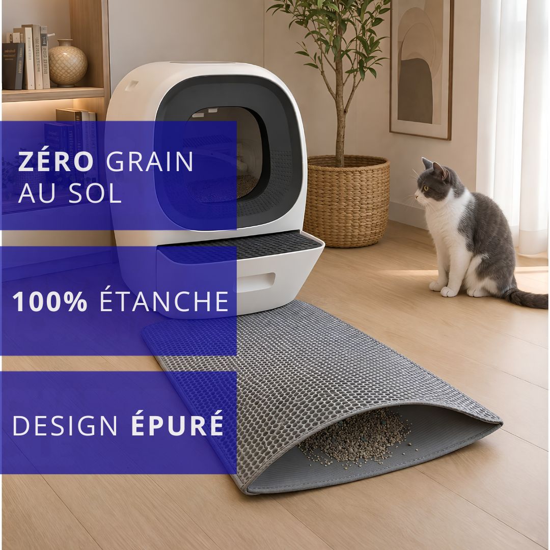 Tapis de litière double couche LALAHOME – 73,6 x50cm